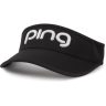 PING TOUR LADIES SPORT VISOR BLACK/WHITE