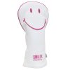 KRAVE Smiley Classic Driver Headcover White/Pink