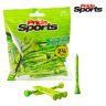 PRIDE SPORTS TEES 2 3/4 SPLATTER GREEN/YELLOW