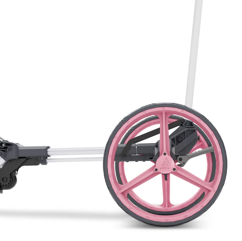 BigMax Blade Trio Push Cart-Pink/White