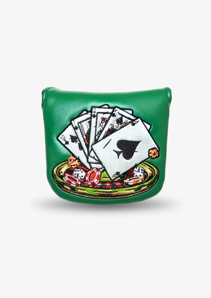 100 SKINS GOLF - CASINO ROYALE MALLET HEADCOVER