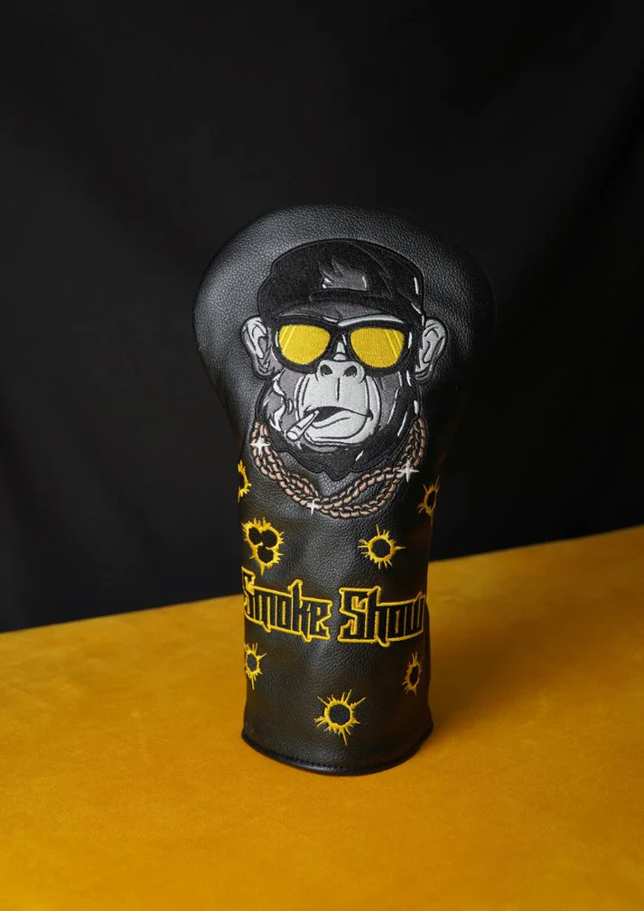 SKINS GOLF - SMOKE SHOW BLACK DRIVER HEADCOVER