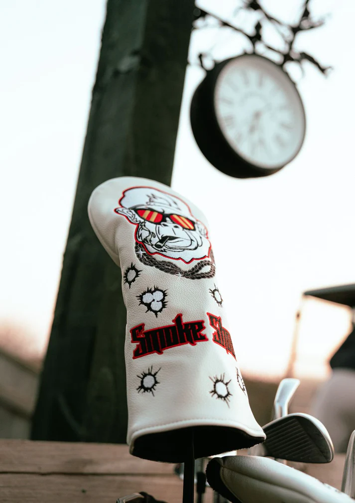 SKINS GOLF - SMOKE SHOW WHITE DRIVER HEADCOVER