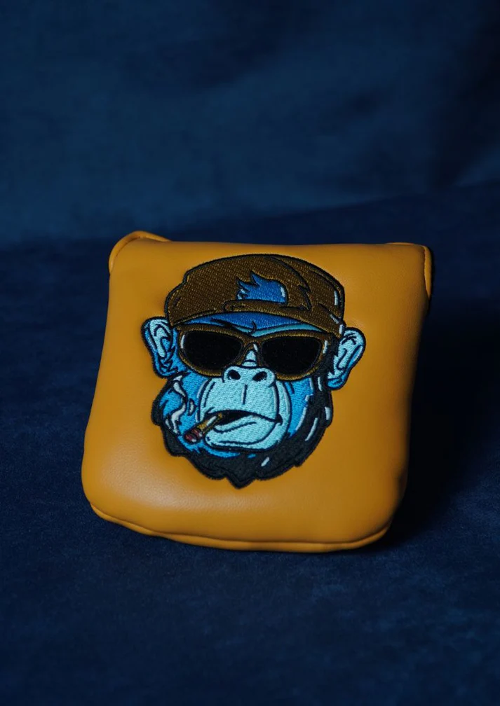 SKINS GOLF - SMOKE SHOW ORANGE MALLET HEADCOVER
