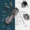 Sunday Golf El Camino Stand Bag - Black Checkered
