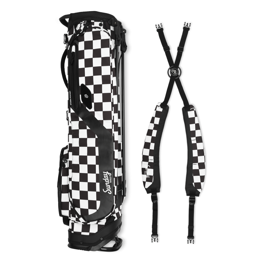 Sunday Golf El Camino Stand Bag - Black Checkered