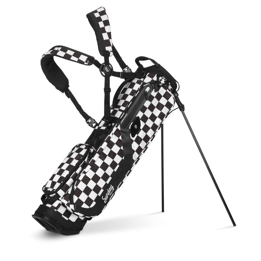 Sunday Golf El Camino Stand Bag - Black Checkered