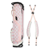 Sunday Golf El Camino Stand Bag - Pink Checkered