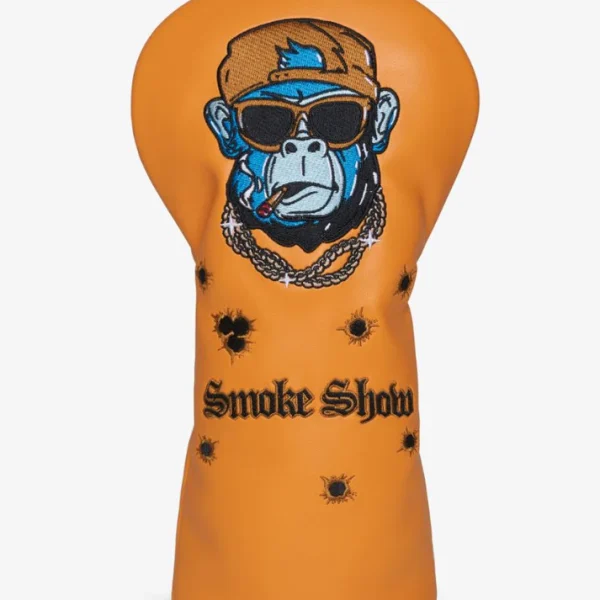 SKINS GOLF - SMOKE SHOW ORANGE DRIVER HEADCOVER