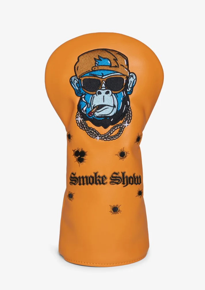 SKINS GOLF - SMOKE SHOW ORANGE DRIVER HEADCOVER