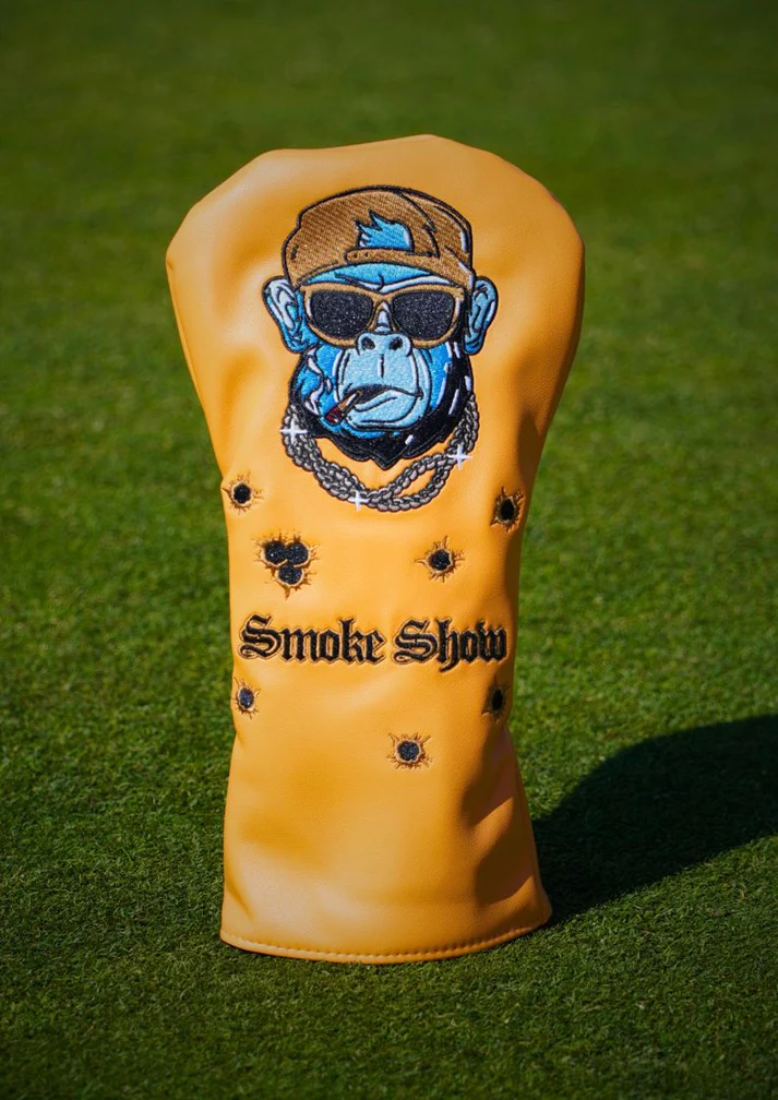 SKINS GOLF - SMOKE SHOW ORANGE DRIVER HEADCOVER