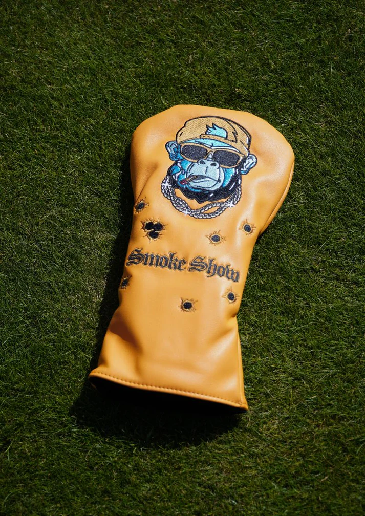 SKINS GOLF - SMOKE SHOW ORANGE DRIVER HEADCOVER