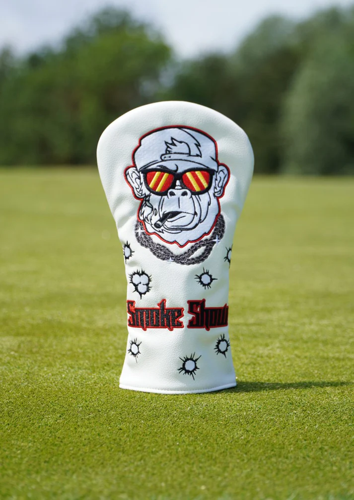 SKINS GOLF - SMOKE SHOW WHITE DRIVER HEADCOVER