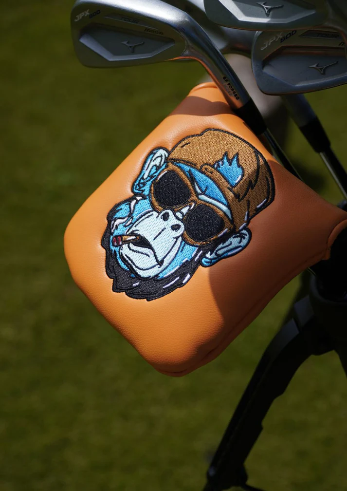 SKINS GOLF - SMOKE SHOW ORANGE MALLET HEADCOVER