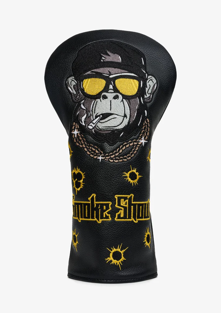 SKINS GOLF - SMOKE SHOW BLACK DRIVER HEADCOVER