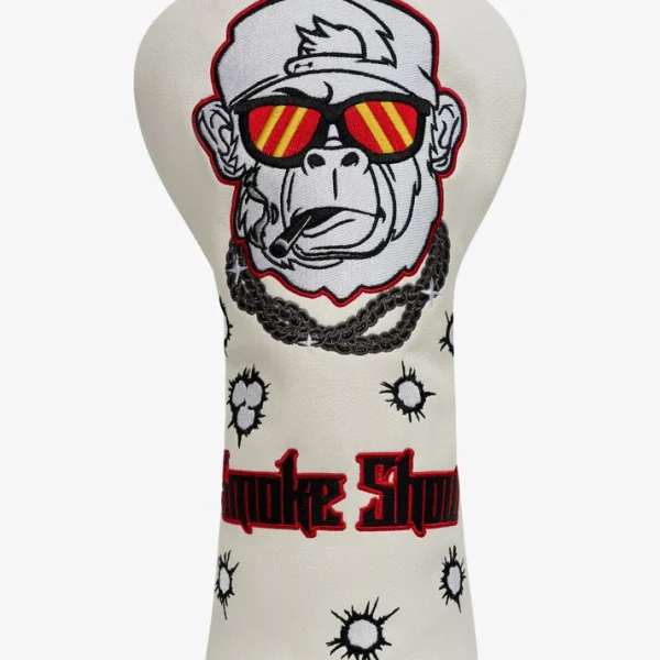 SKINS GOLF - SMOKE SHOW WHITE DRIVER HEADCOVER
