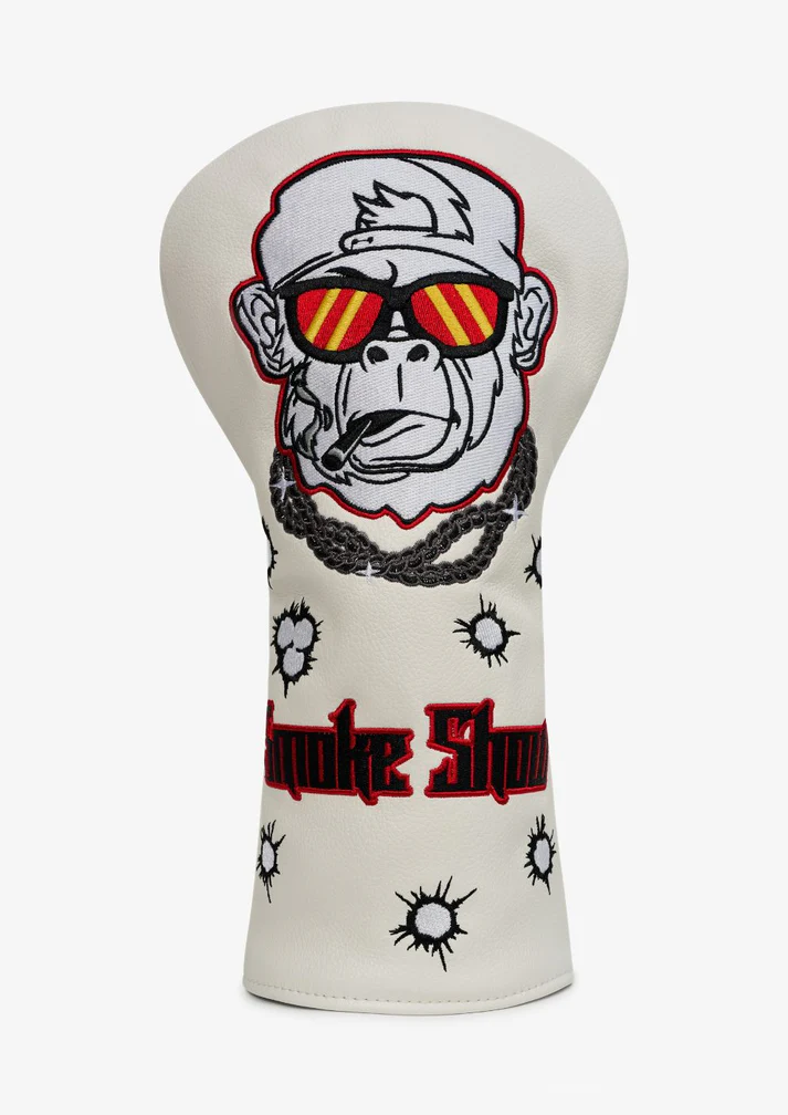 SKINS GOLF - SMOKE SHOW WHITE DRIVER HEADCOVER