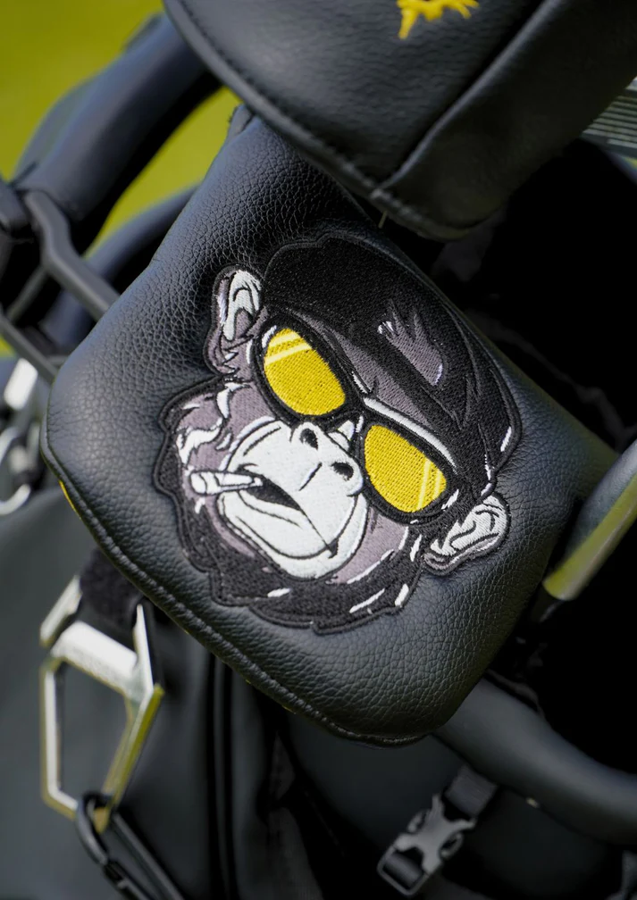 SKINS GOLF - SMOKE SHOW BLACK MALLET HEADCOVER