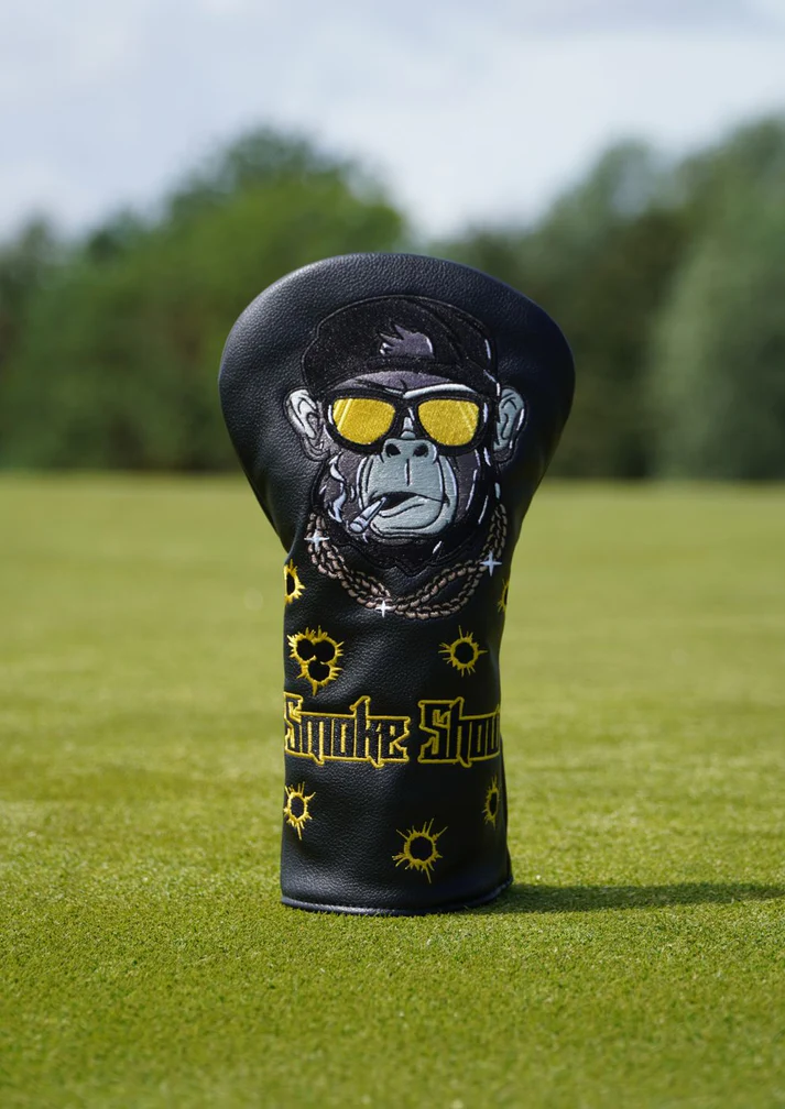 SKINS GOLF - SMOKE SHOW BLACK DRIVER HEADCOVER