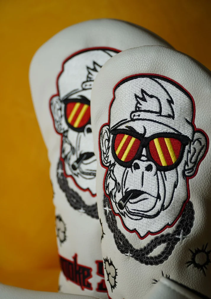 SKINS GOLF - SMOKE SHOW WHITE DRIVER HEADCOVER