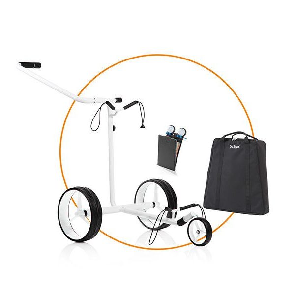 JuStar WHITE Electric Trolley SET